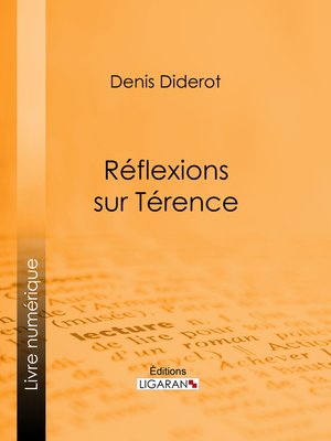 cover image of Réflexions sur Térence
